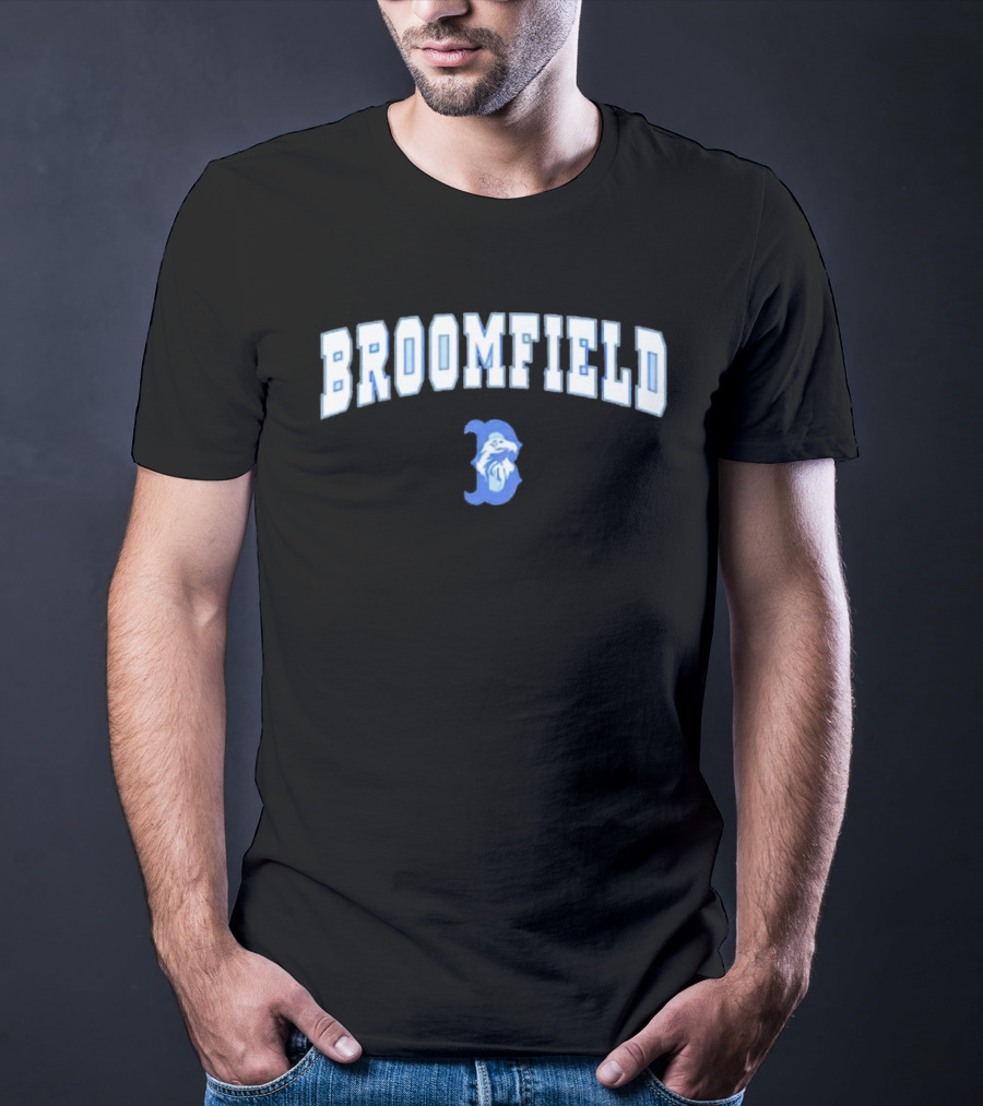 Broomfield High School Eagles Logo B With Eagle Head T-Shirt