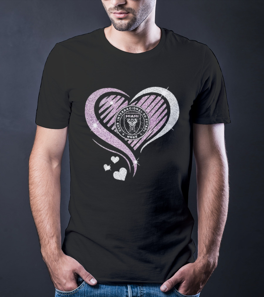 Inter Miami Club Internacional De Futbol Heart MMXX T-Shirt