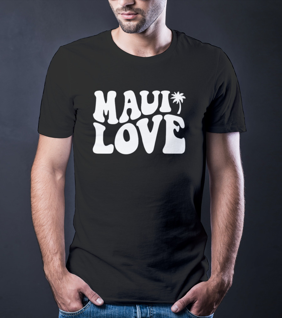 Maui Love Palm Tree T-Shirt