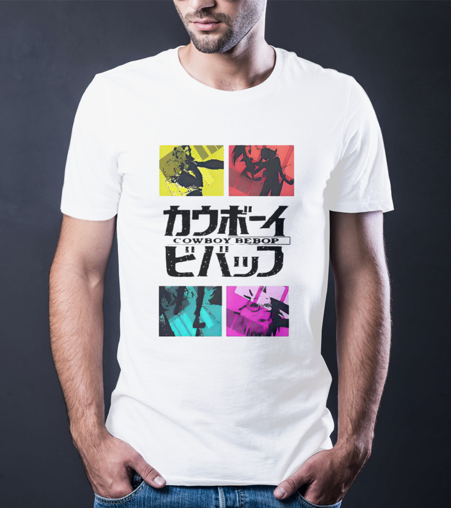 Augmented Reality Cowboy Bebop Iconic Anime Montage T-Shirt