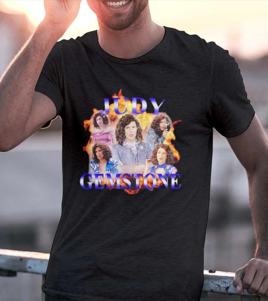 Judy Gemstone Fiery Montage T-Shirt