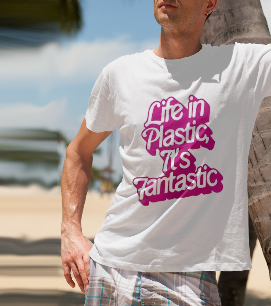 Life In Plastic It's Fantastic Cool Girl Barbi T-Shirt