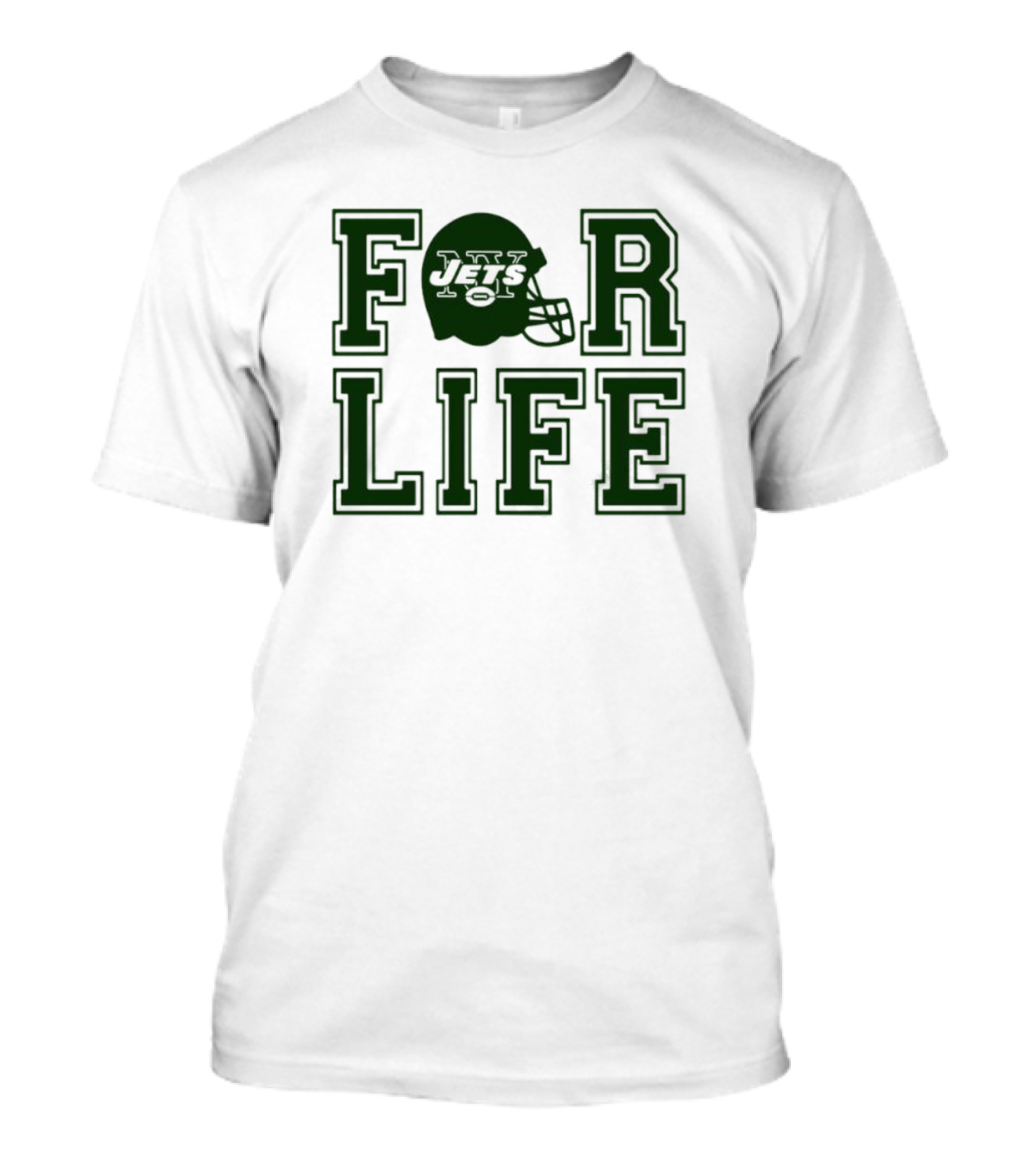 New York Jets Helmet For Life T-Shirt