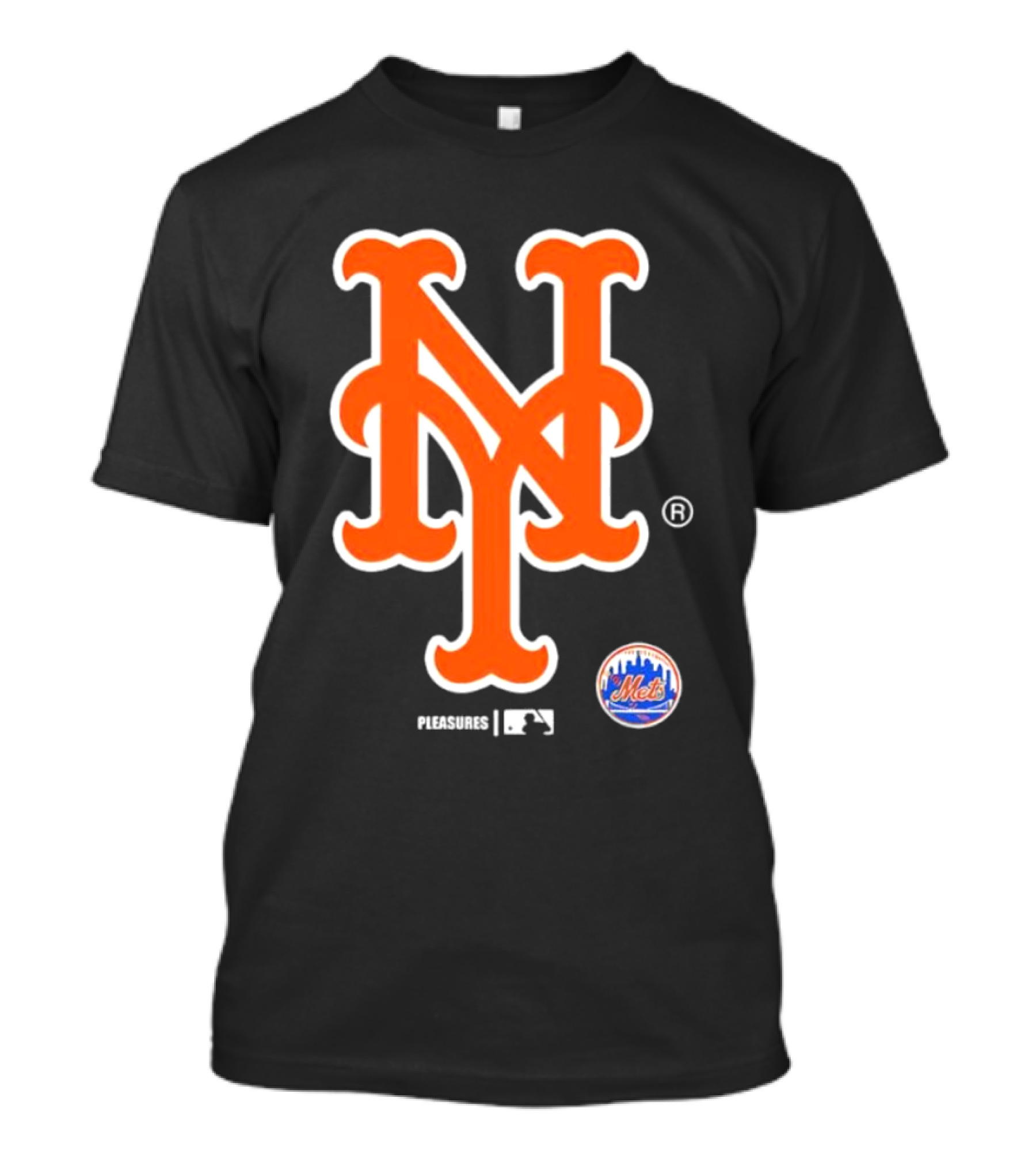 New York Mets MLB Pleasures Collaboration T-Shirt