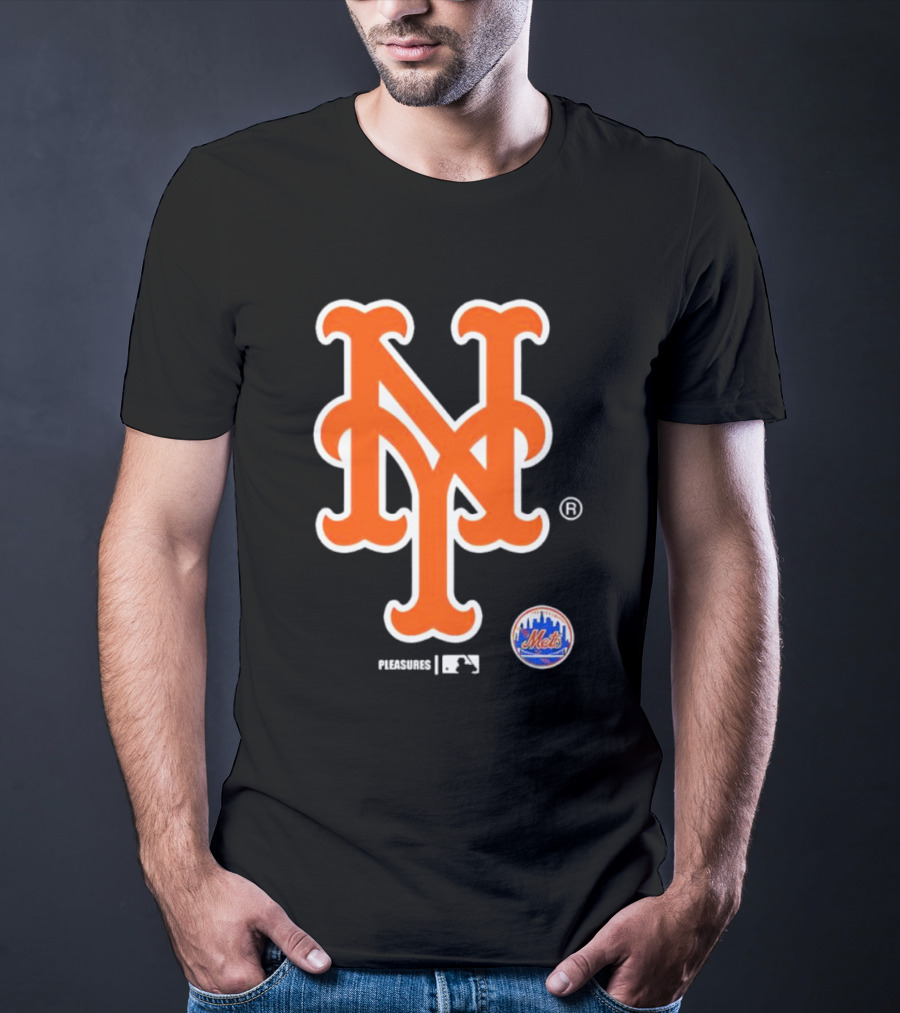 New York Mets MLB Pleasures Collaboration T-Shirt
