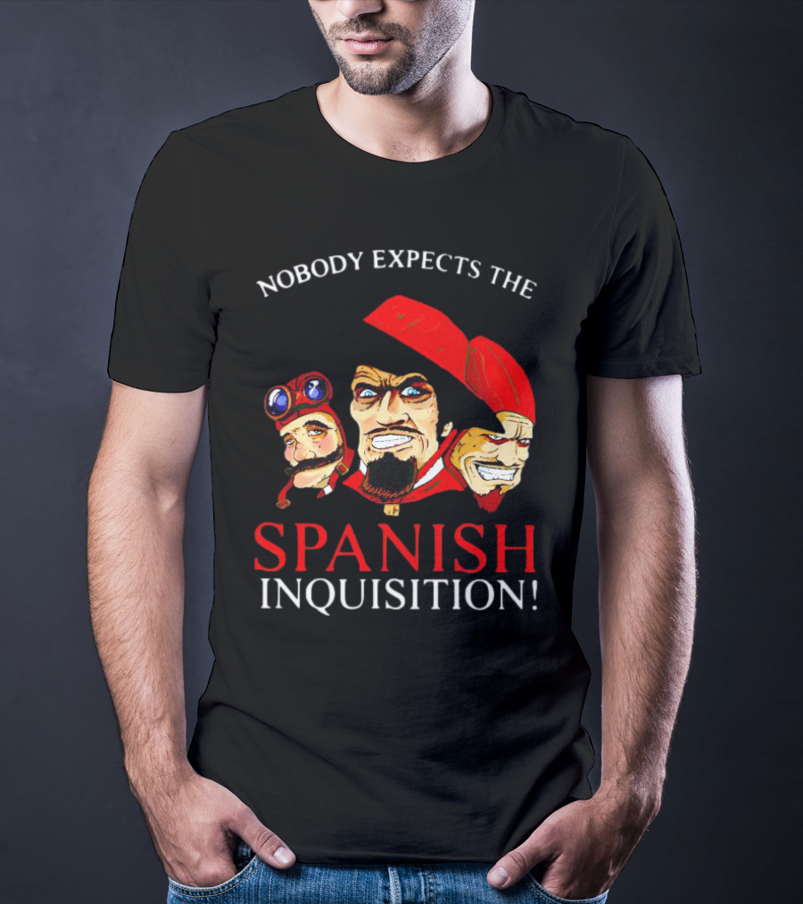 Nobody Expects The Spanish Inquisition Monty Python Characters T-Shirt