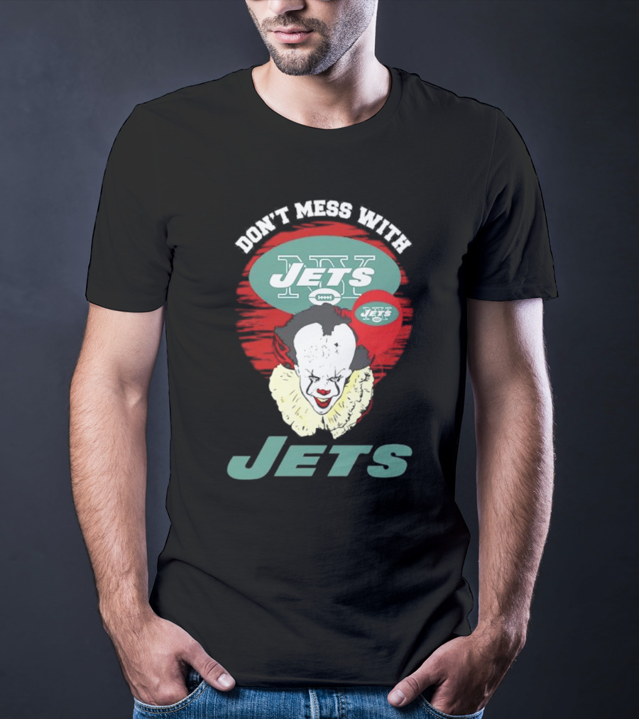 Don't Mess With Jets Pennywise Crossover T-Shirt