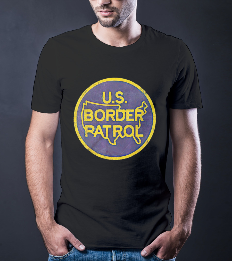 U.S. Border Patrol Map Emblem T-Shirt