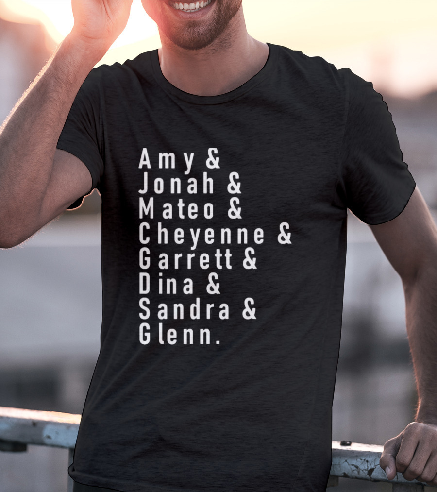 Amy Jonah Mateo Cheyenne Garrett Dina Sandra Glenn Superstore Characters T-Shirt