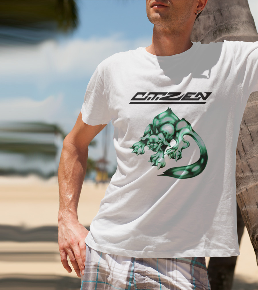 CITIZEN Green Creature Fantasy Vintage Gaming Aesthetic T-Shirt