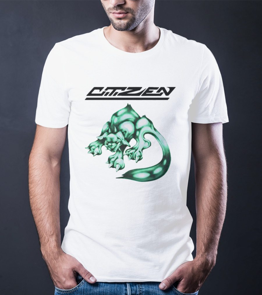 CITIZEN Green Creature Fantasy Vintage Gaming Aesthetic T-Shirt