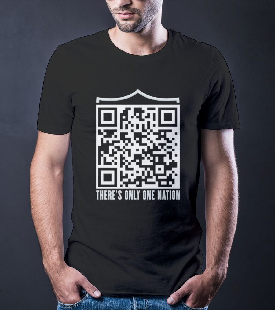 Raiders QR Code There's Only One Nation T-Shirt