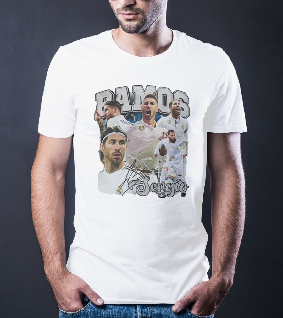 Ramos Sergio Real Madrid Football Soccer T-Shirt