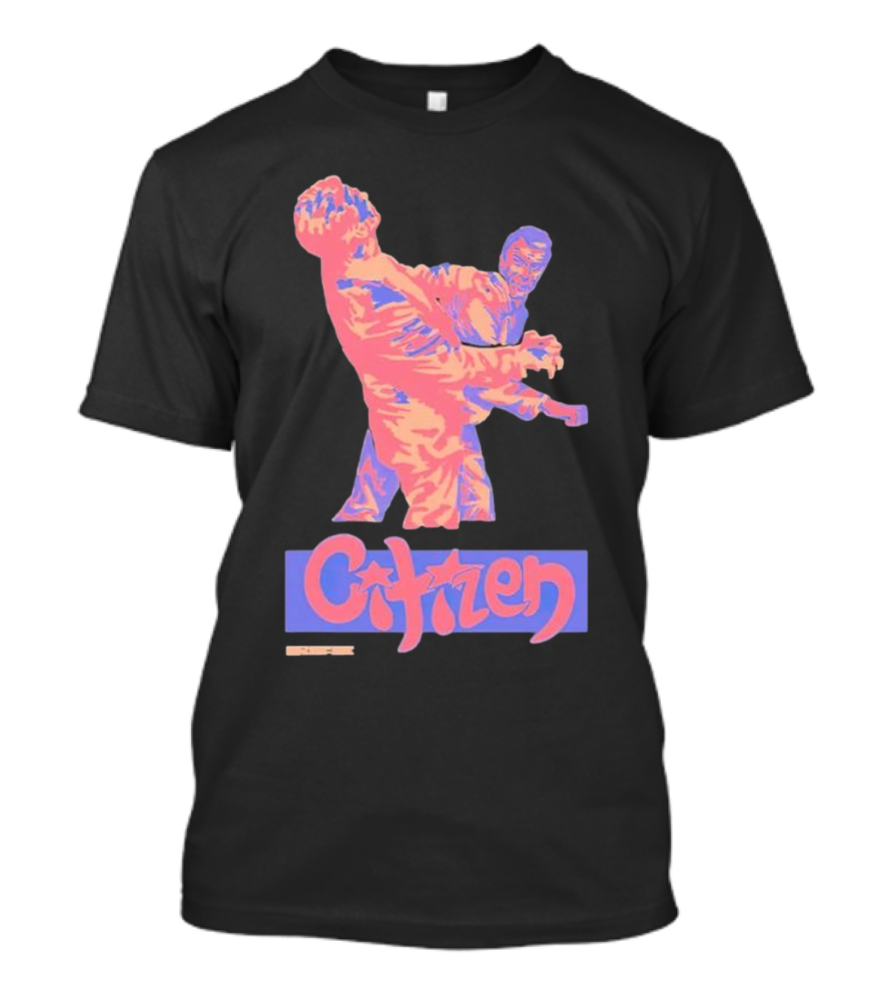 Citizen Fight Beat Retro Martial Arts Duo T-Shirt