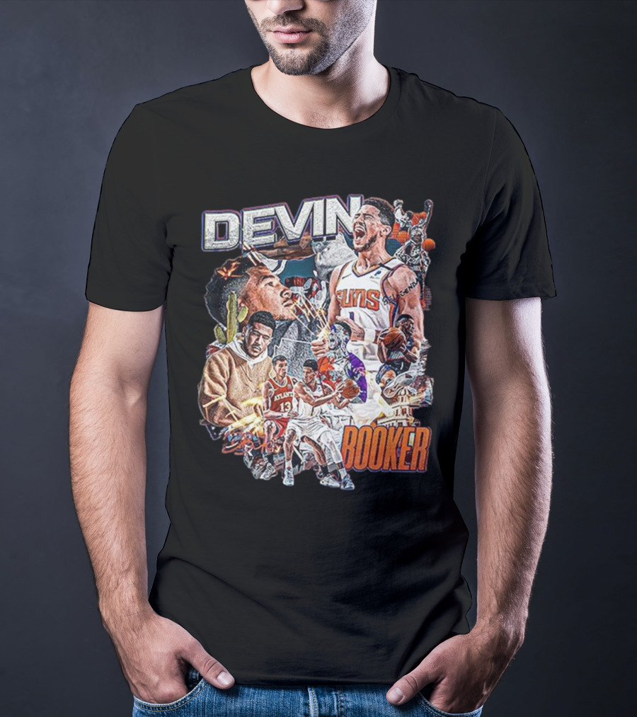 Devin Booker Suns Basketball Highlights And Moments T-Shirt