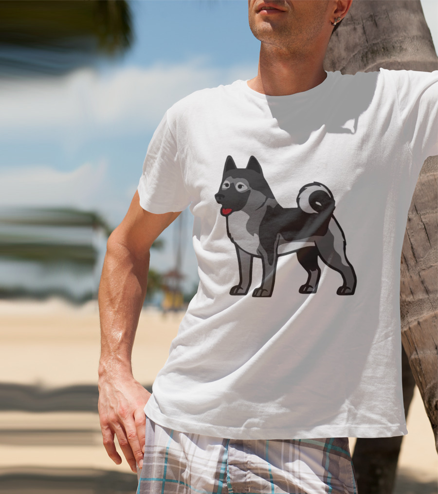 General Freya Organa The Norwegian Elkhound Puppy Dog T-Shirt