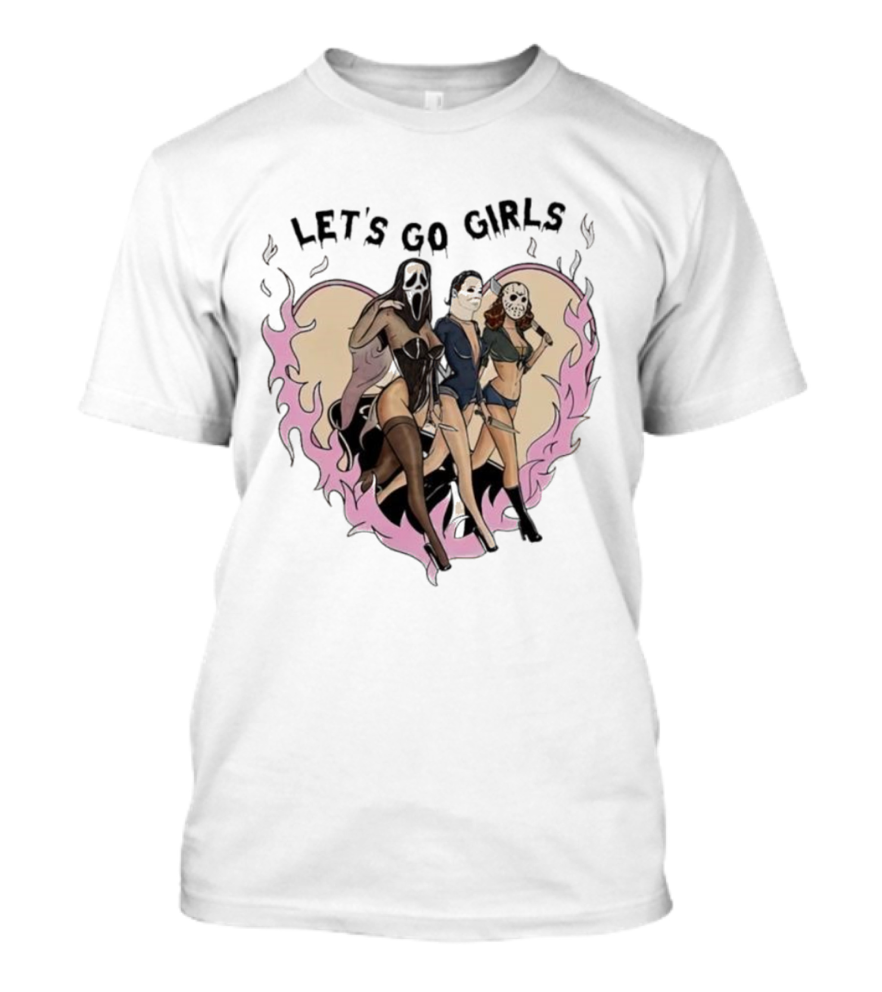 Let's Go Girls Horror Serial Killer T-Shirt