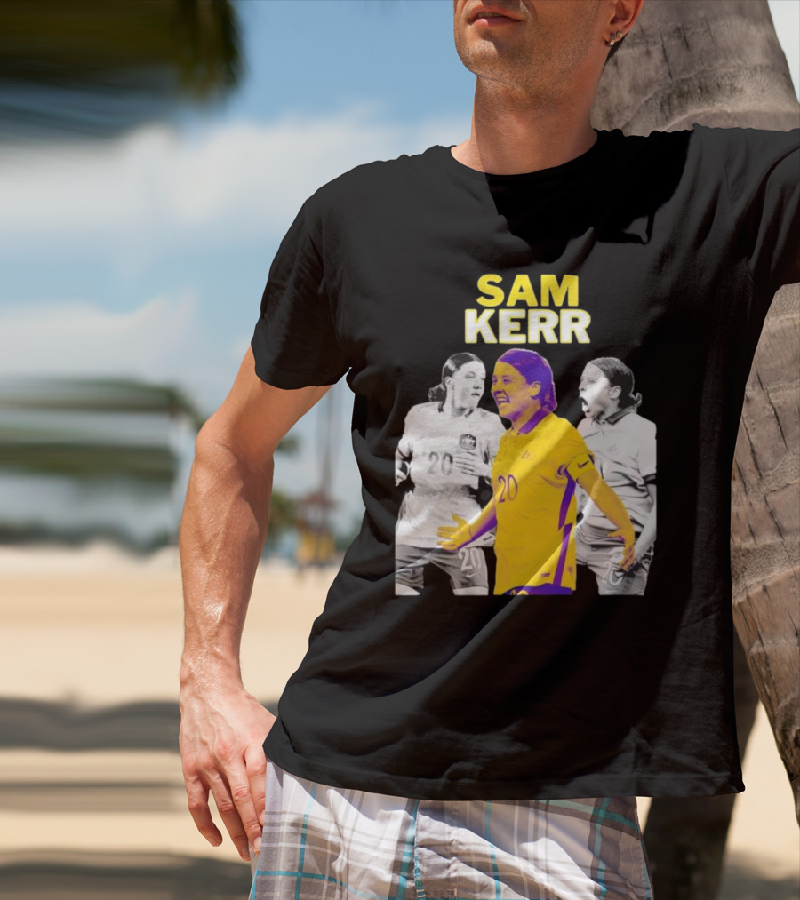 Sam Kerr Matildas Australia Soccer Star T-Shirt