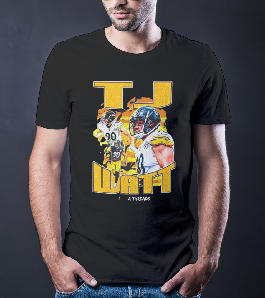 TJ Watt Vintage Bootleg Threads T-Shirt