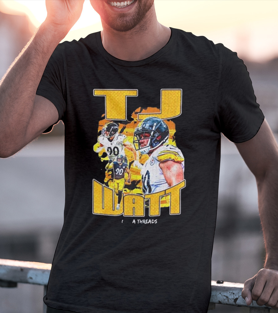 TJ Watt Vintage Bootleg Threads T-Shirt