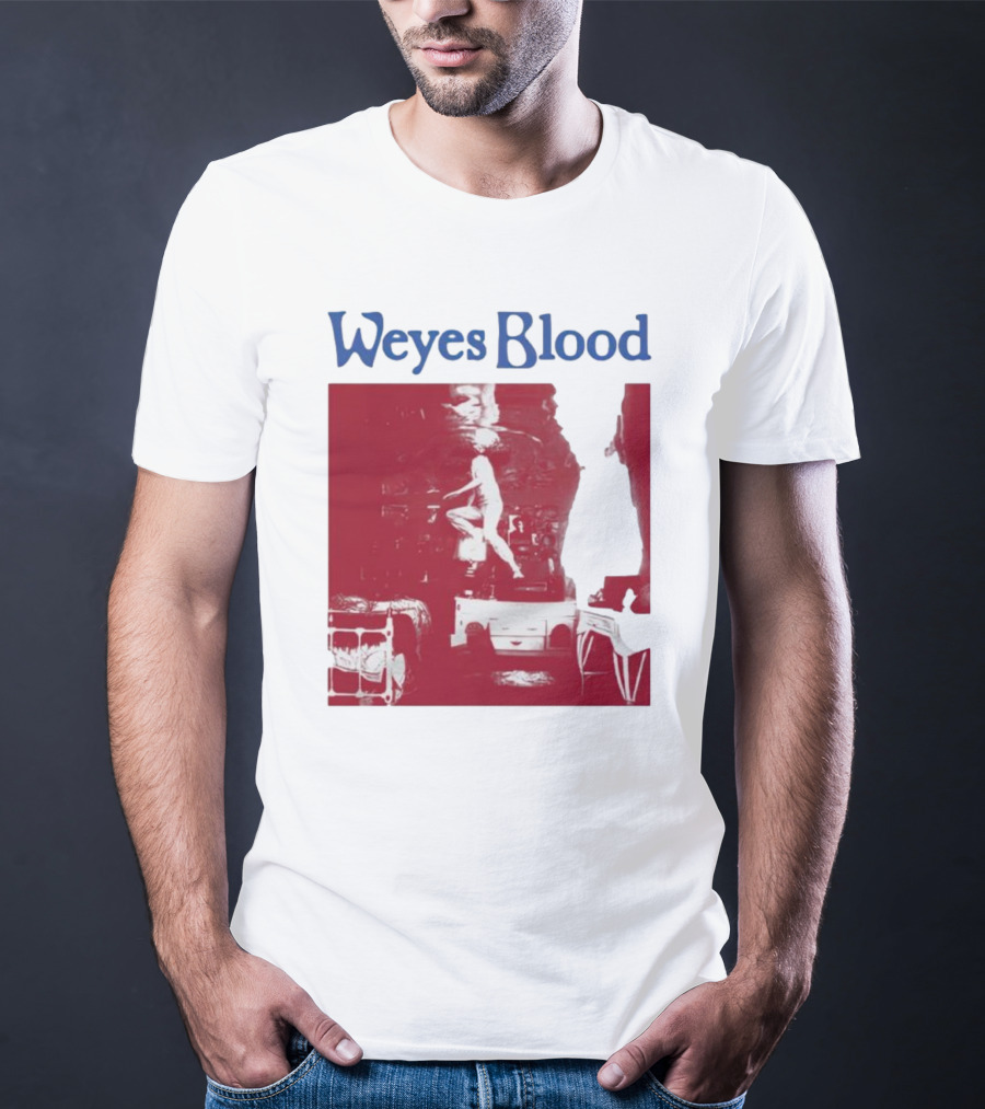 Weyes Blood Titanic Rising Red Silhouette Album T-Shirt