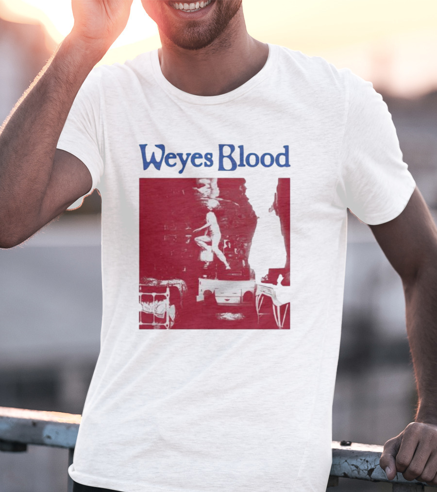 Weyes Blood Titanic Rising Red Silhouette Album T-Shirt