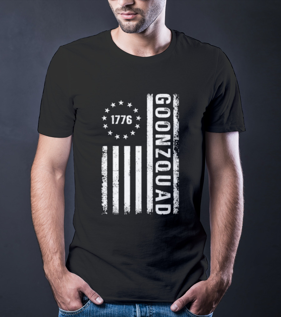 Goonzquad 1776 Distressed American Flag T-Shirt