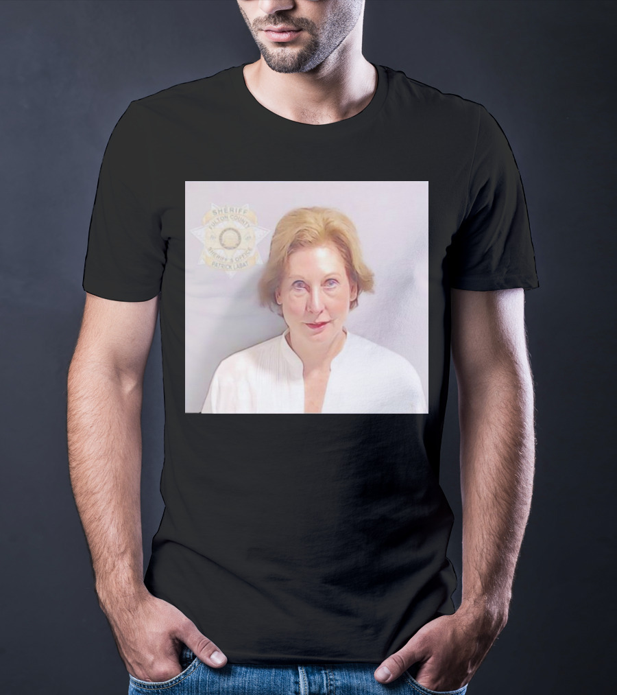 Sidney Powell Mugshot Fulton County Sheriff Badge T-Shirt