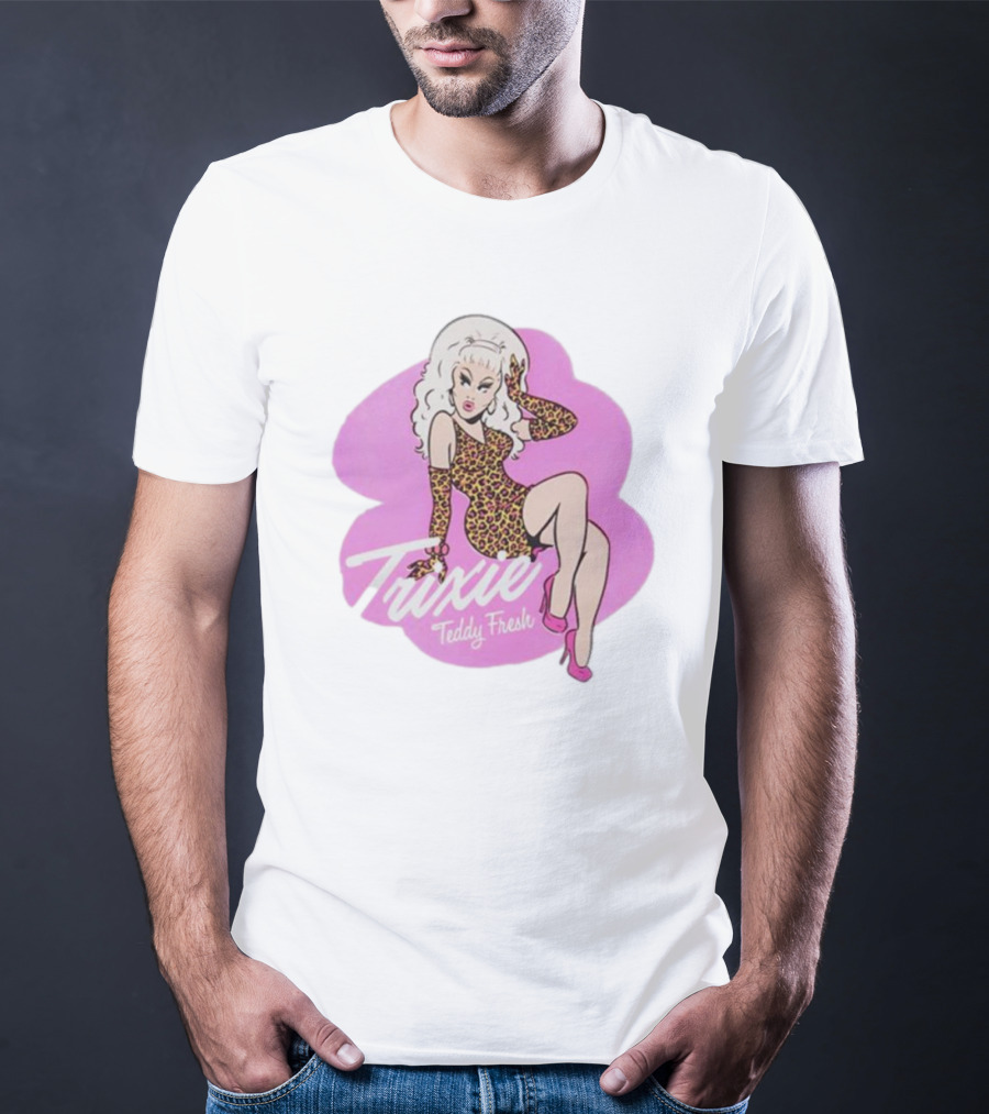 Trixie Teddy Fresh Leopard Pink T-Shirt