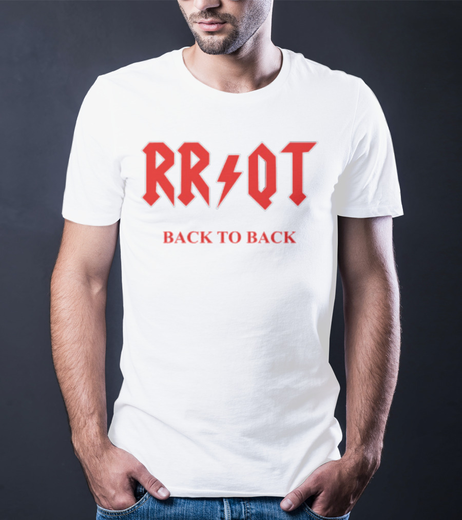 RR QT Back To Back ACDC Style Font T-Shirt