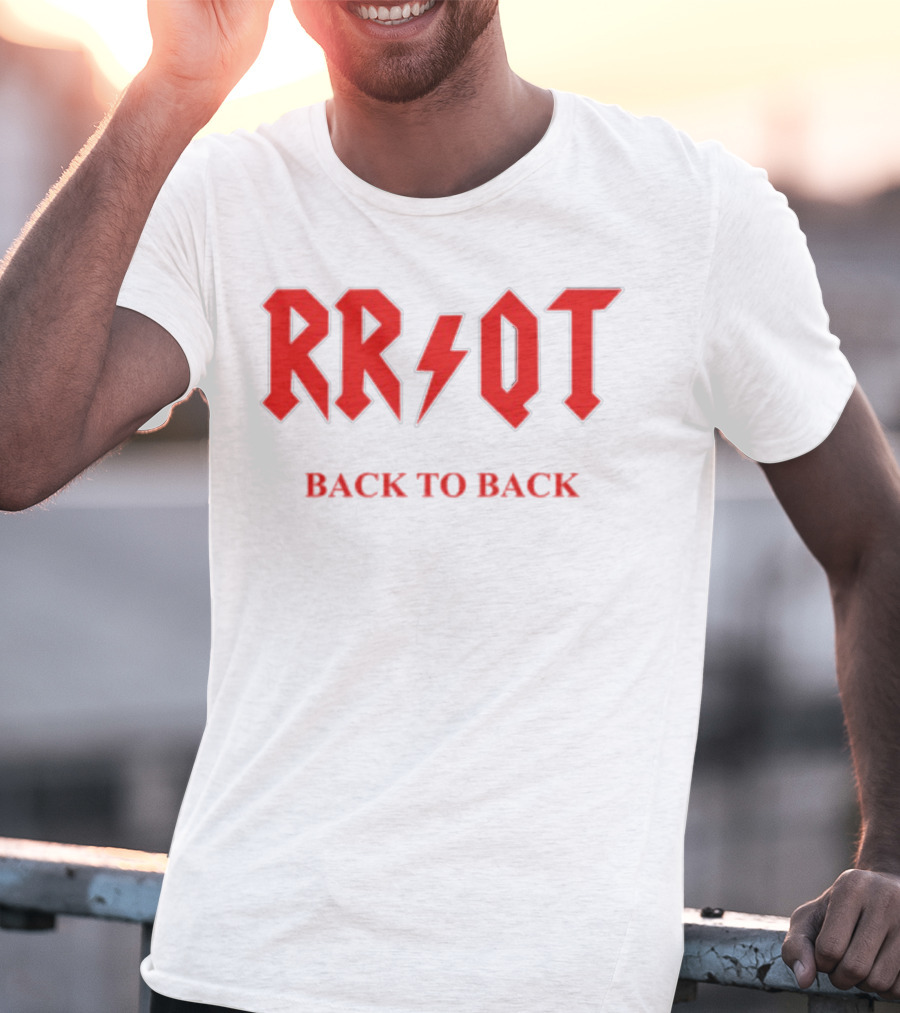 RR QT Back To Back ACDC Style Font T-Shirt