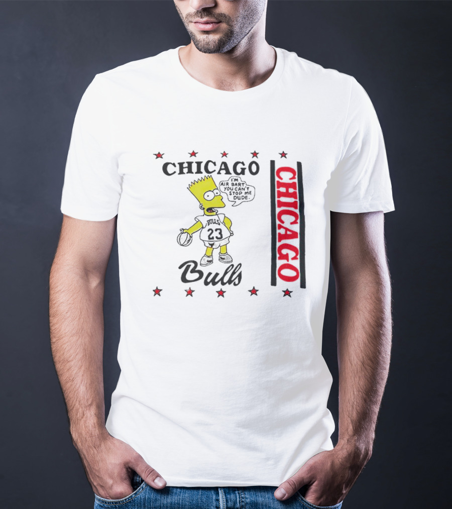 Chicago Bulls Bart Simpson Basketball T-Shirt