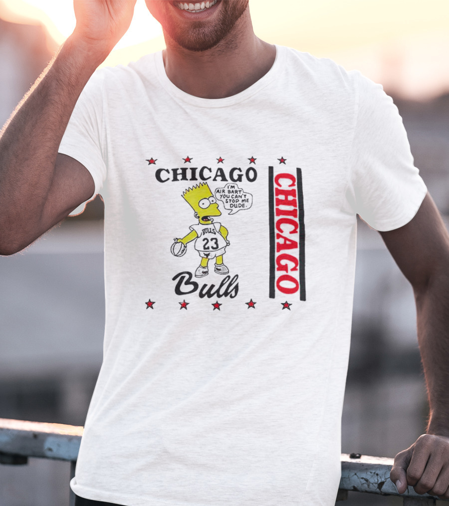 Chicago Bulls Bart Simpson Basketball T-Shirt
