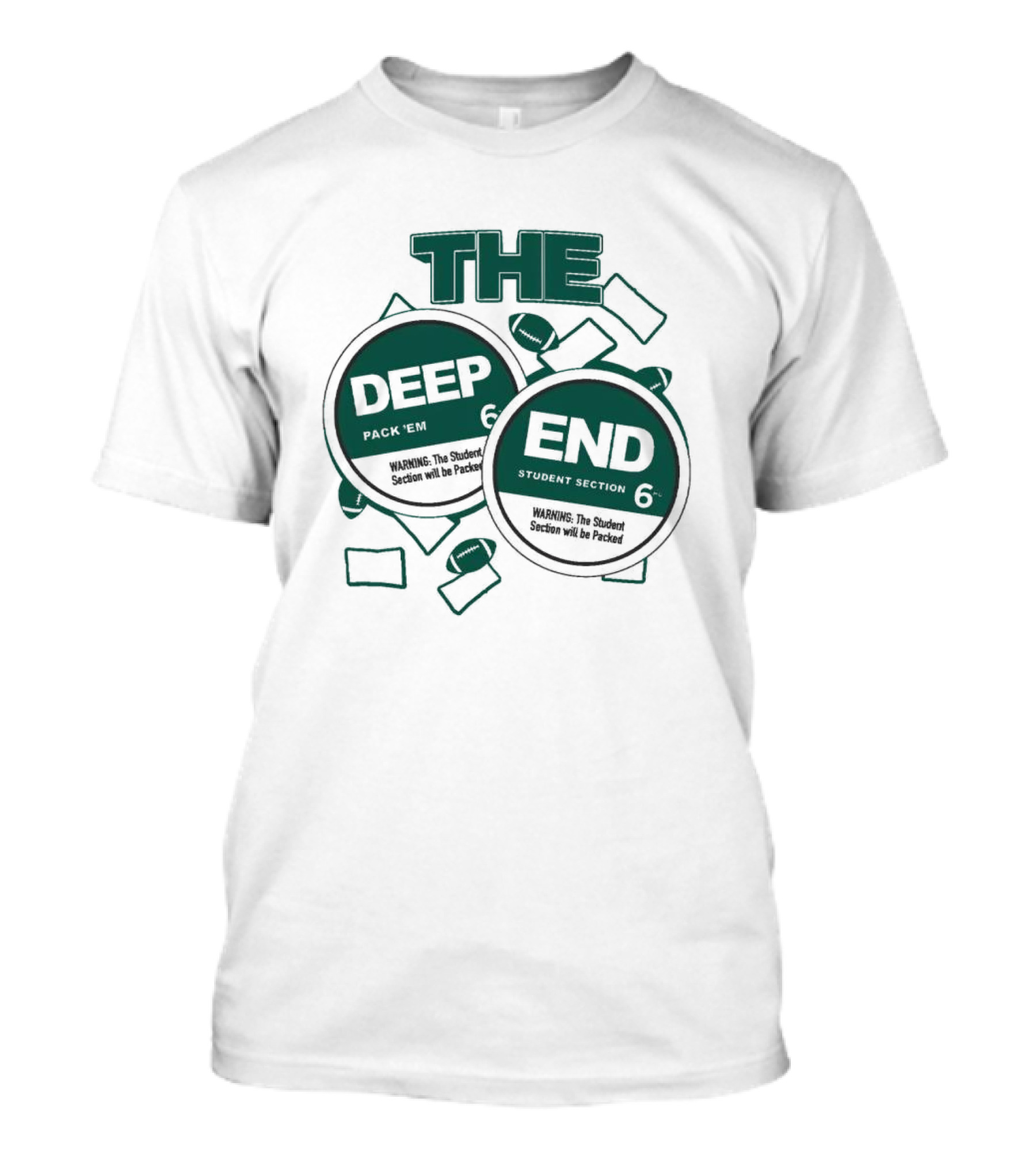 The Deep End Pack 'Em Student Section Football T-Shirt