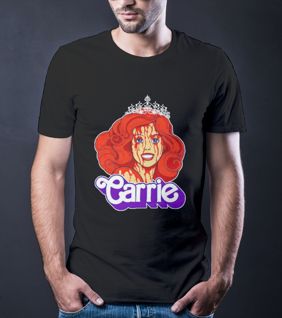 Carrie Blood-soaked Princess Barbie Queen T-Shirt
