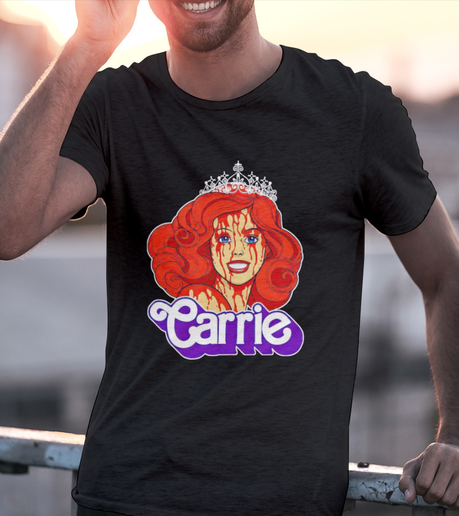 Carrie Blood-soaked Princess Barbie Queen T-Shirt