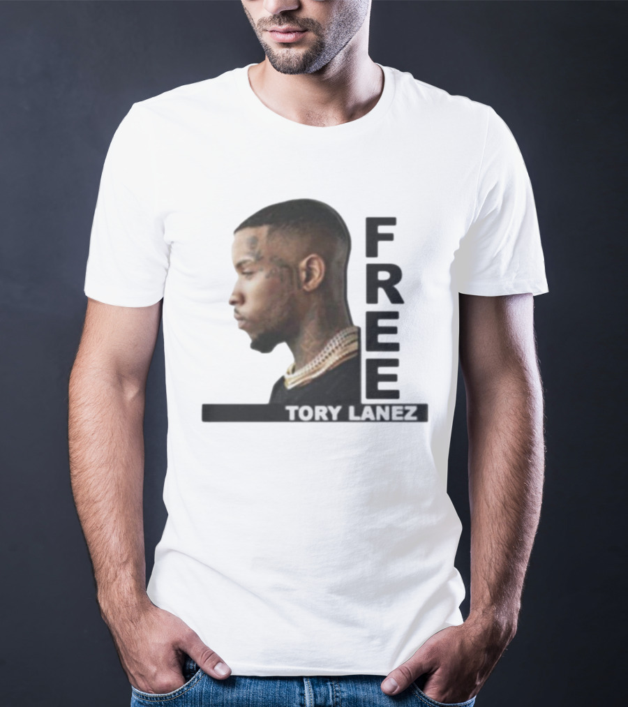 Free Tory Lanez Profile View Text T-Shirt