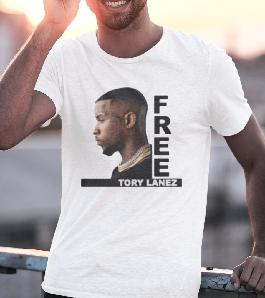 Free Tory Lanez Profile View Text T-Shirt