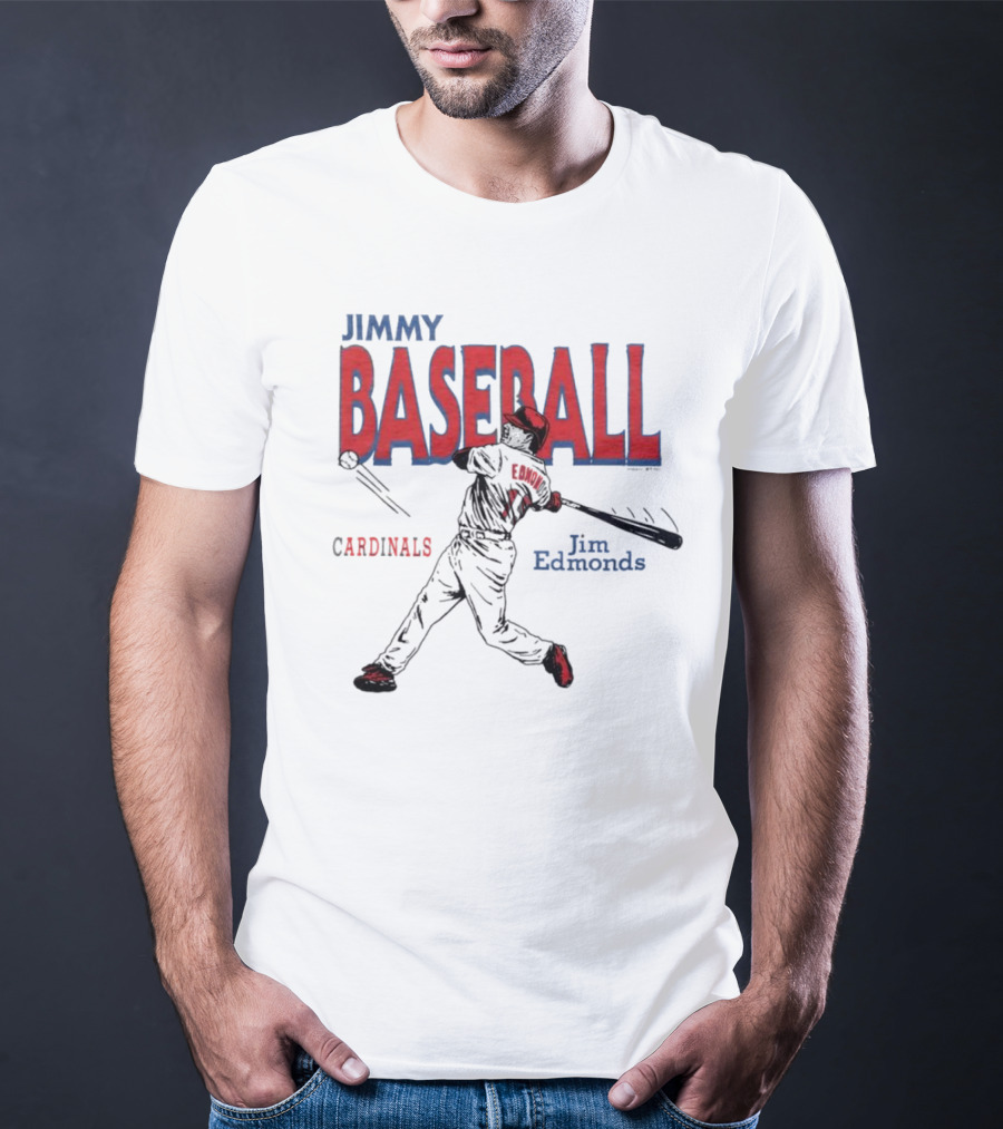 Cardinals Jim Edmonds Jimmy Baseball Swing T-Shirt