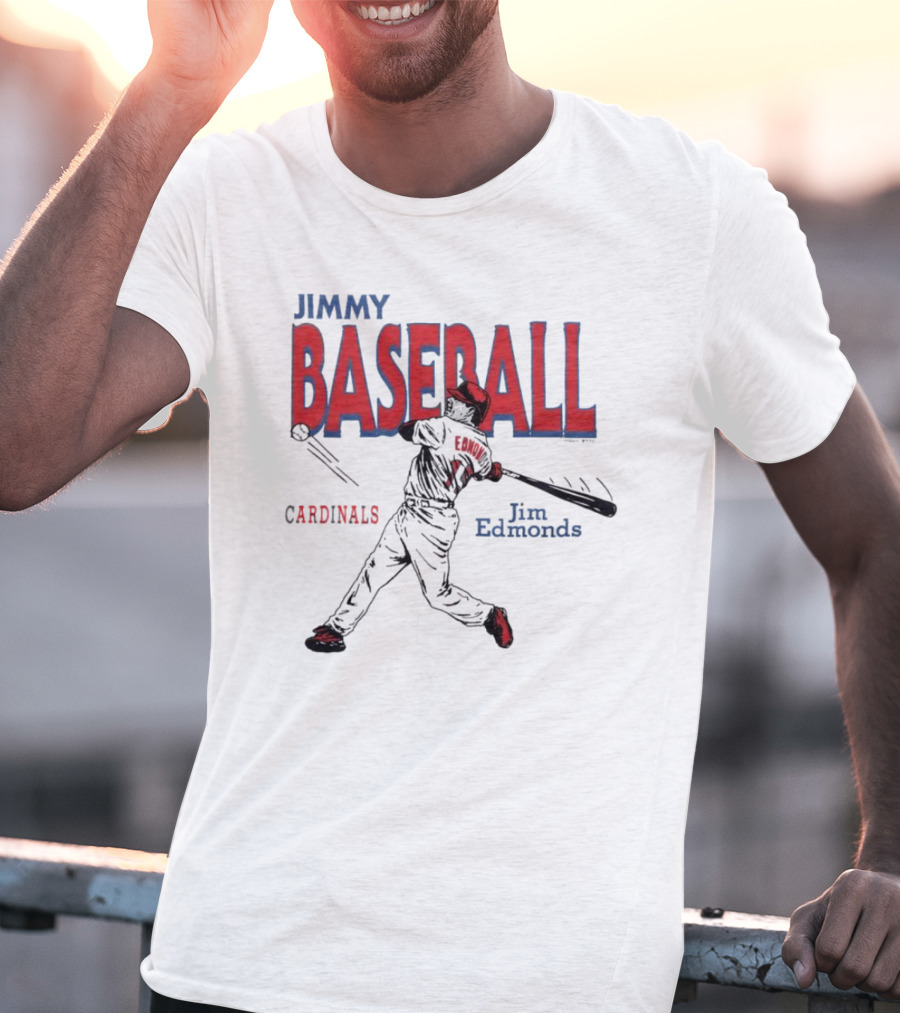 Cardinals Jim Edmonds Jimmy Baseball Swing T-Shirt