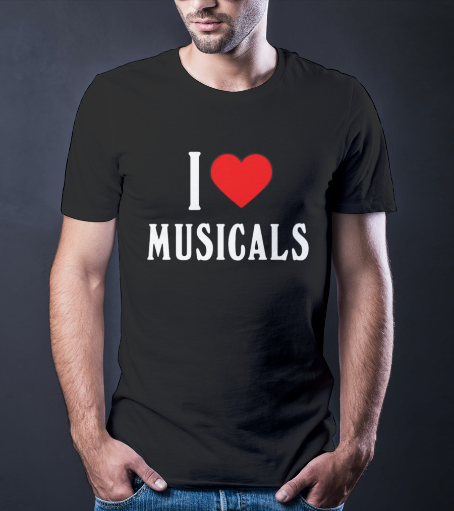 I Heart Musicals Red Love T-Shirt