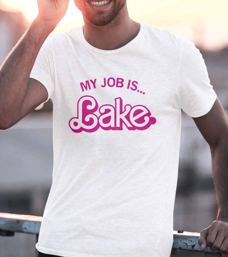 My Job Is Bake Barbie Style Retro T-Shirt