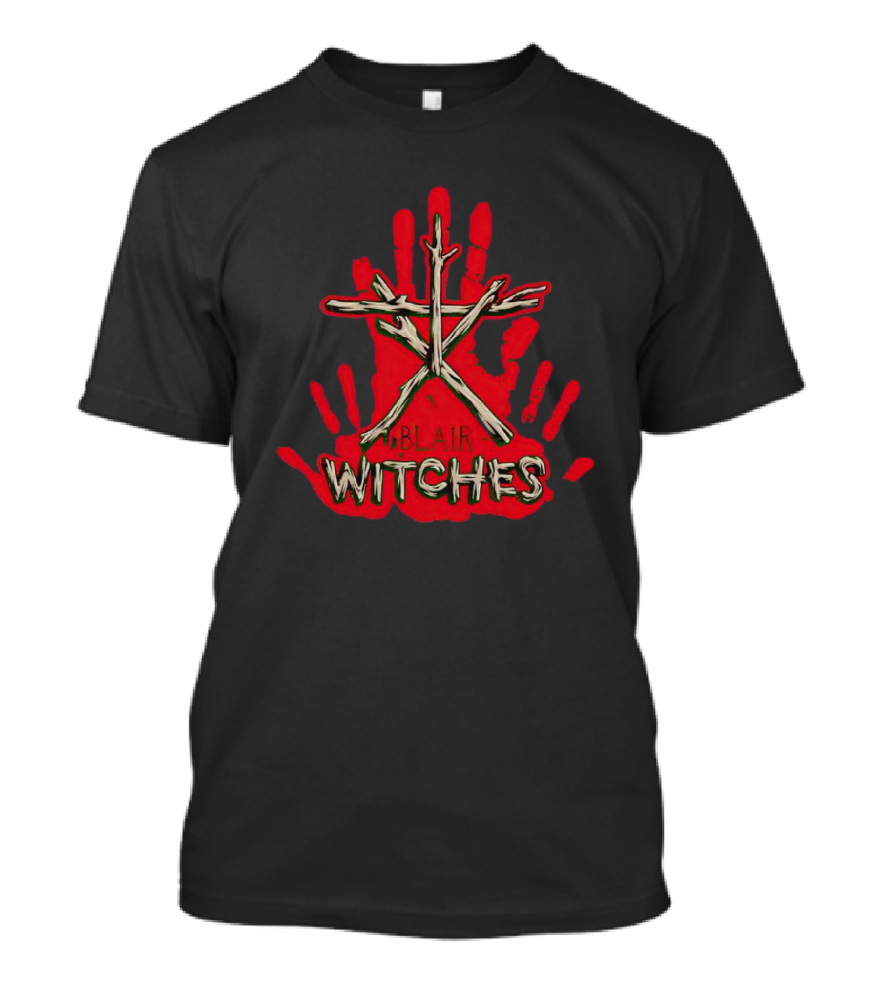 Blair Witches Stick Figure Red Handprints T-Shirt