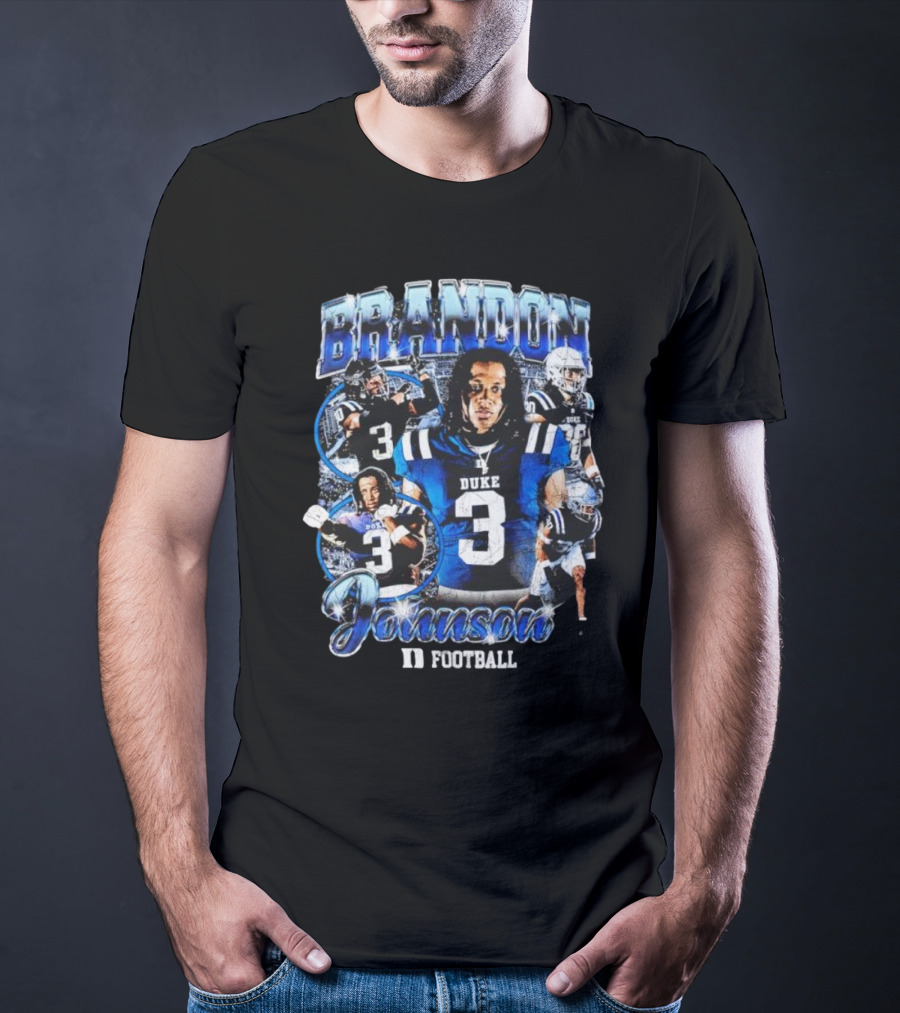 Brandon Johnson Duke Football 3 T-Shirt