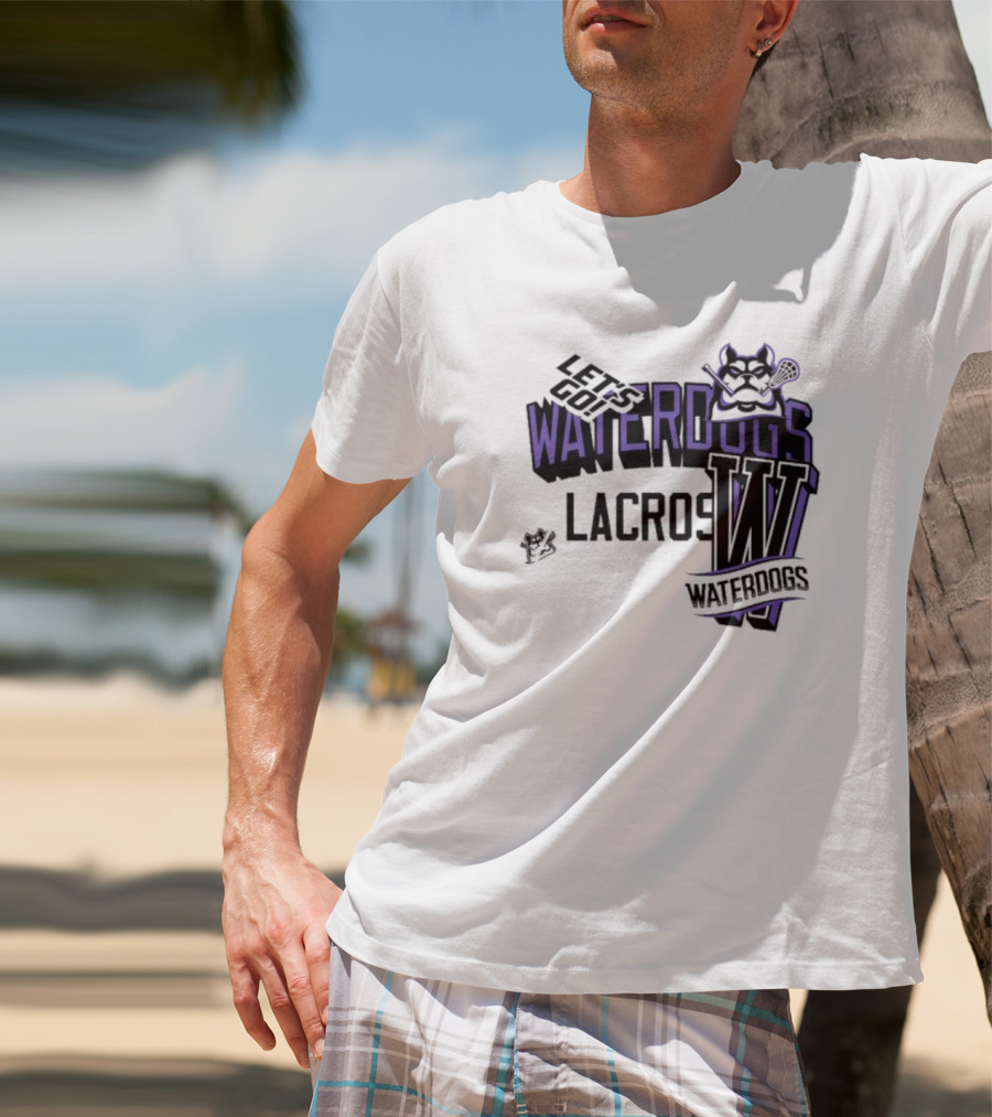 Premier Lacrosse League Waterdogs Let's Go Waterdogs LAX W T-Shirt
