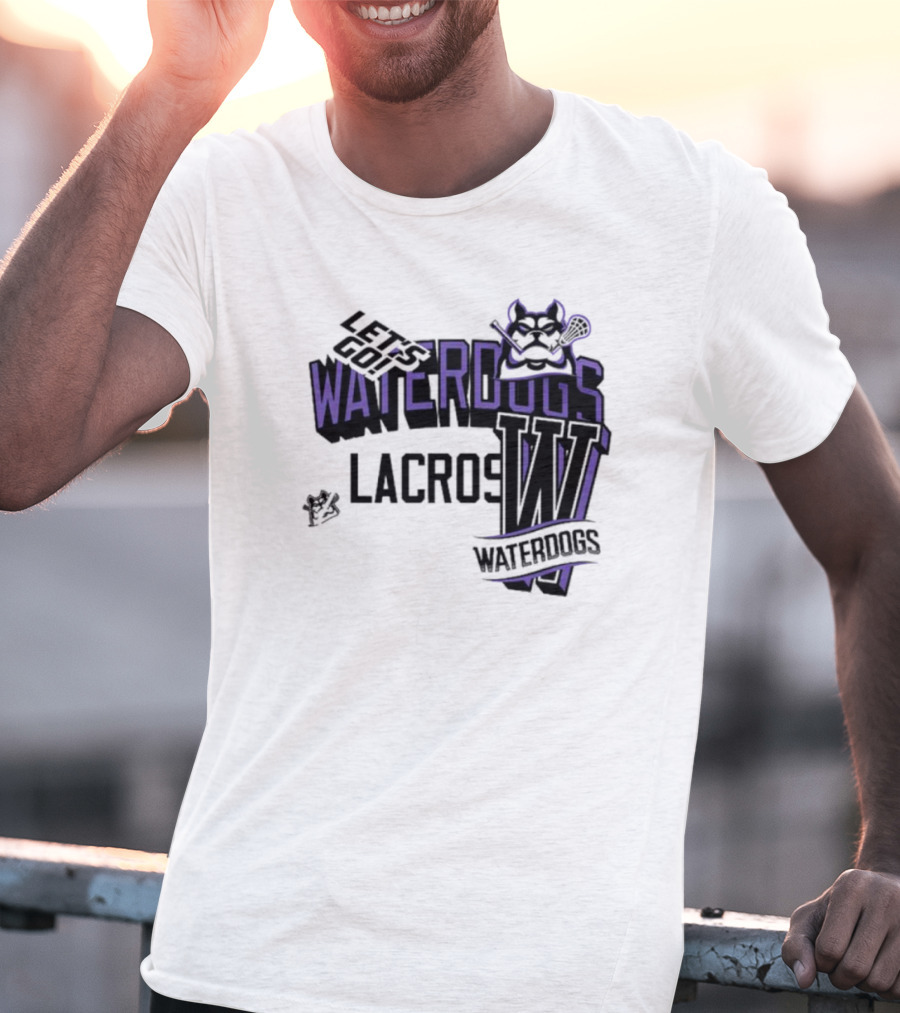 Premier Lacrosse League Waterdogs Let's Go Waterdogs LAX W T-Shirt