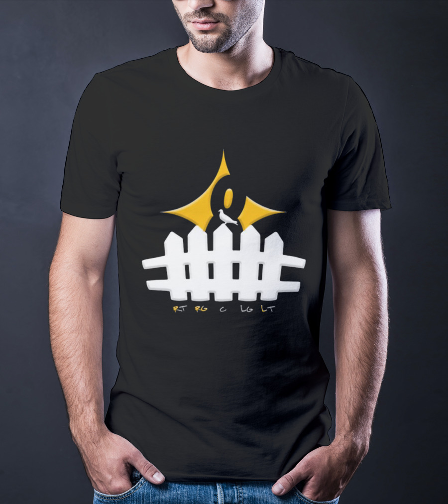 Steelers Kenny Pickett Pickett Fence RT RG C LG LT T-Shirt