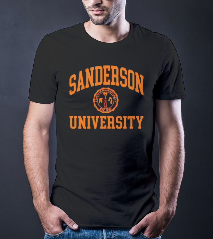 Sanderson University School Of The Black Flame Candle Est. 1693 T-Shirt
