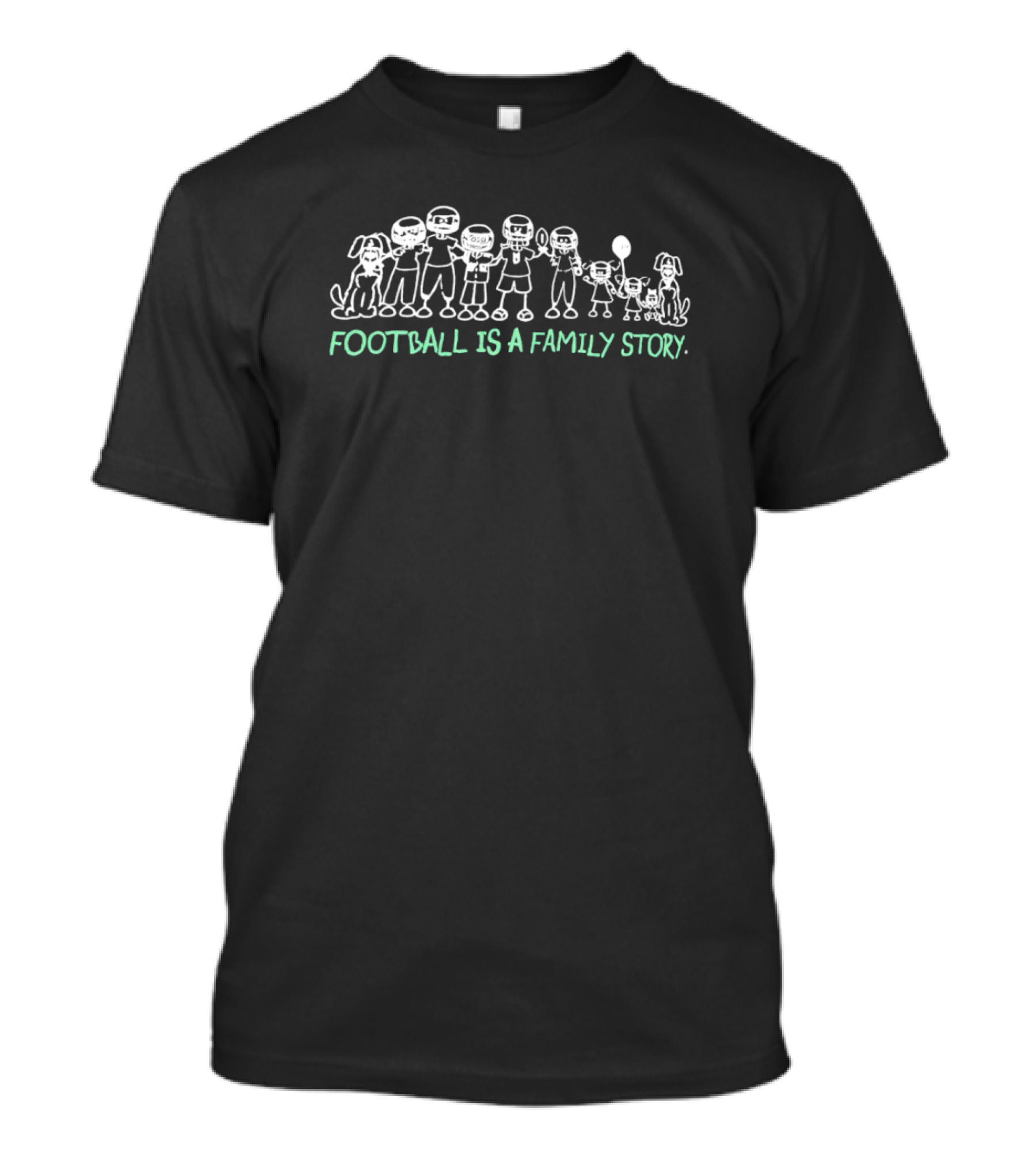 Football Is A Family Story Jason Kelce T-Shirt