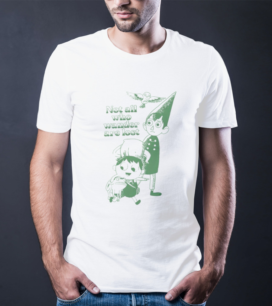Not All Who Wander Are Lost Over The Garden Wall Characters Frog Bird T-Shirt